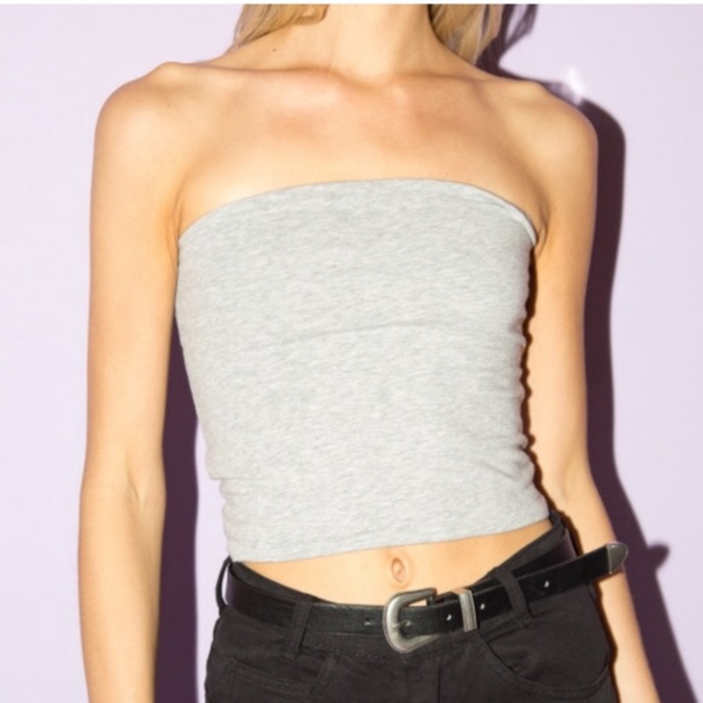 Brandy Melville grey Jenny tube top